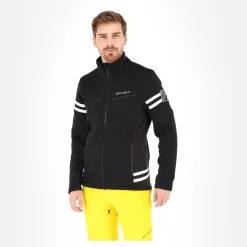 Spyder, Wengen Encore Full Zip Jacke Herren Schwarz -Icepeak Geschaft spyder wengen encore full zip vest heren abyss zwart EA10spy037e BI 02