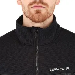 Spyder, Wengen Encore Full Zip Jacke Herren Schwarz -Icepeak Geschaft spyder wengen encore full zip vest heren abyss zwart EA10spy037e BI 06