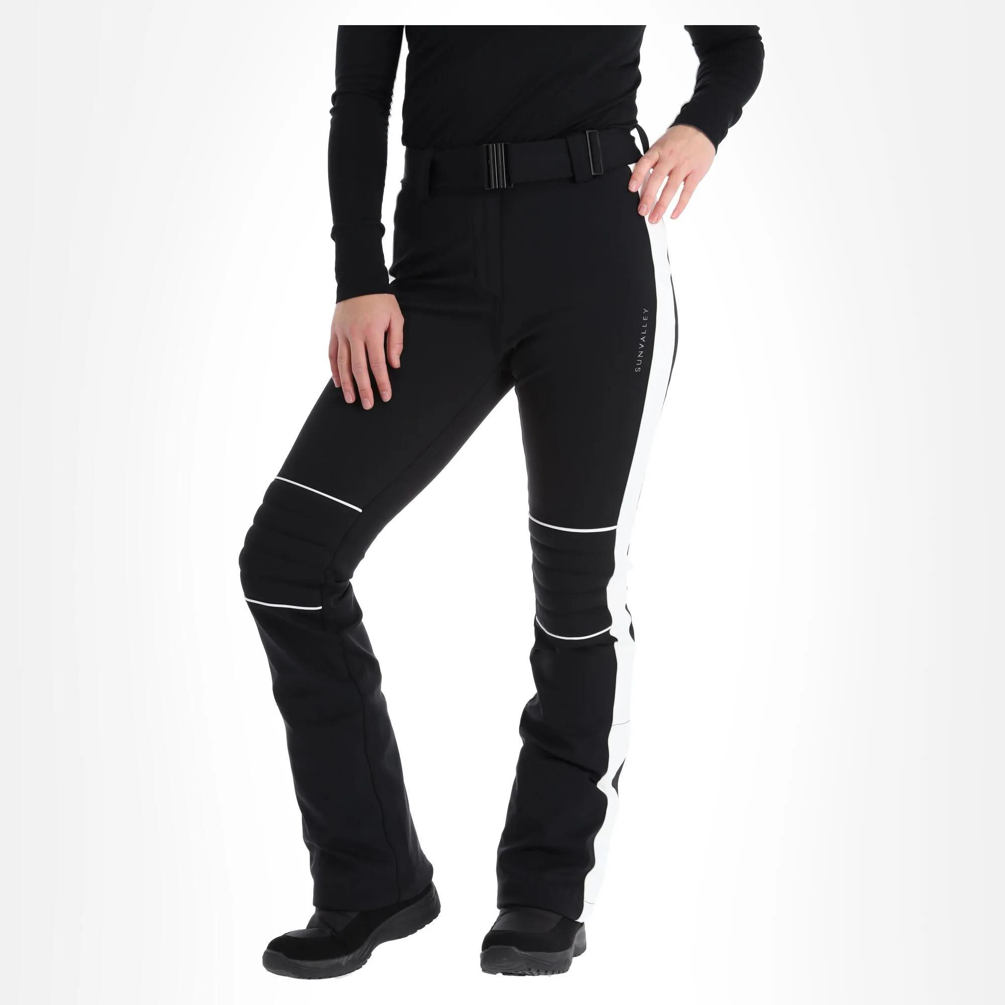 Sun Valley, Idalen Softshell Skihose Damen Schwarz 4 Sun Valley, Idalen Softshell Skihose Damen Schwarz – Bild 2