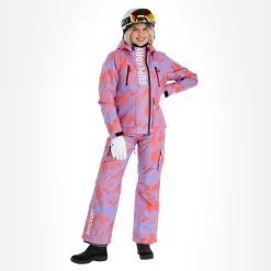 Superdry, Rescue Jacket Skijacke Damen Brush Camo Lilac Rosa