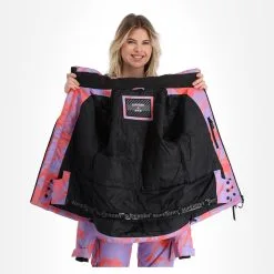 Superdry, Rescue Jacket Skijacke Damen Brush Camo Lilac Rosa -Icepeak Geschaft superdry rescue jacket aa jas gevoerd dames brush camo lilac roze 22super111v1 BI 06