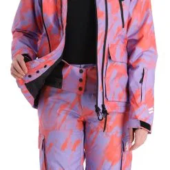 Superdry, Rescue Jacket Skijacke Damen Brush Camo Lilac Rosa -Icepeak Geschaft superdry rescue jacket aa jas gevoerd dames brush camo lilac roze 22super111v1 BI 09
