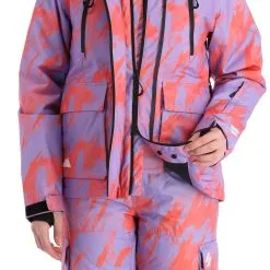 Superdry, Rescue Jacket Skijacke Damen Brush Camo Lilac Rosa -Icepeak Geschaft superdry rescue jacket aa jas gevoerd dames brush camo lilac roze 22super111v1 BI 10