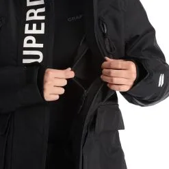 Superdry, Rescue Jacket Skijacke Damen Schwarz -Icepeak Geschaft superdry rescue jacket aa jas gevoerd dames zwart 22super111v2 BI 16