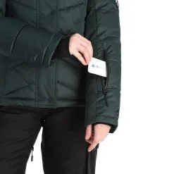 Superdry, Snow Luxe Puffer Skijacke Damen Eagle Grün -Icepeak Geschaft superdry snow luxe puffer ad midlayer dons jas dames eagle groen 22super110v1 BI 08