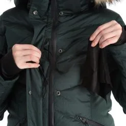 Superdry, Snow Luxe Puffer Skijacke Damen Eagle Grün -Icepeak Geschaft superdry snow luxe puffer ad midlayer dons jas dames eagle groen 22super110v1 BI 12