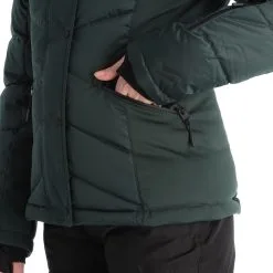 Superdry, Snow Luxe Puffer Skijacke Damen Eagle Grün -Icepeak Geschaft superdry snow luxe puffer ad midlayer dons jas dames eagle groen 22super110v1 BI 13