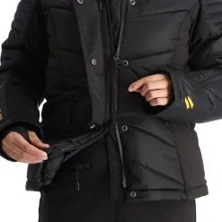 Superdry, Snow Luxe Puffer Skijacke Damen Schwarz 28 Superdry, Snow Luxe Puffer Skijacke Damen Schwarz -Icepeak Geschaft superdry snow luxe puffer ad midlayer dons jas dames zwart 22super110v2 BI 11