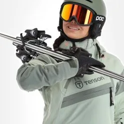 Tenson, Aerismo Jackorak Skijacke Damen Grey Grün -Icepeak Geschaft tenson aerismo jackorak aa jas gevoerd dames grey groen 22tenso103v2 BI 05