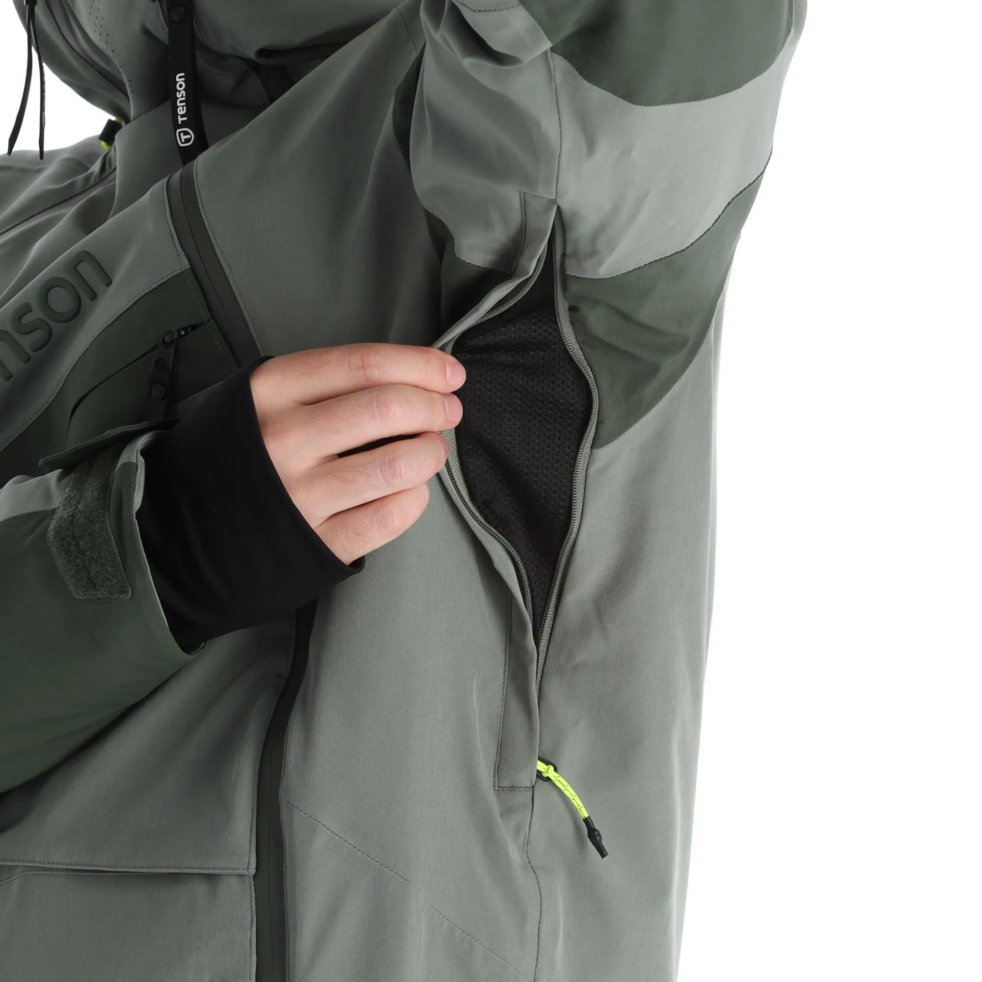 Tenson, Aerismo Jackorak Skijacke Herren Grey Grün 14 Tenson, Aerismo Jackorak Skijacke Herren Grey Grün – Bild 12