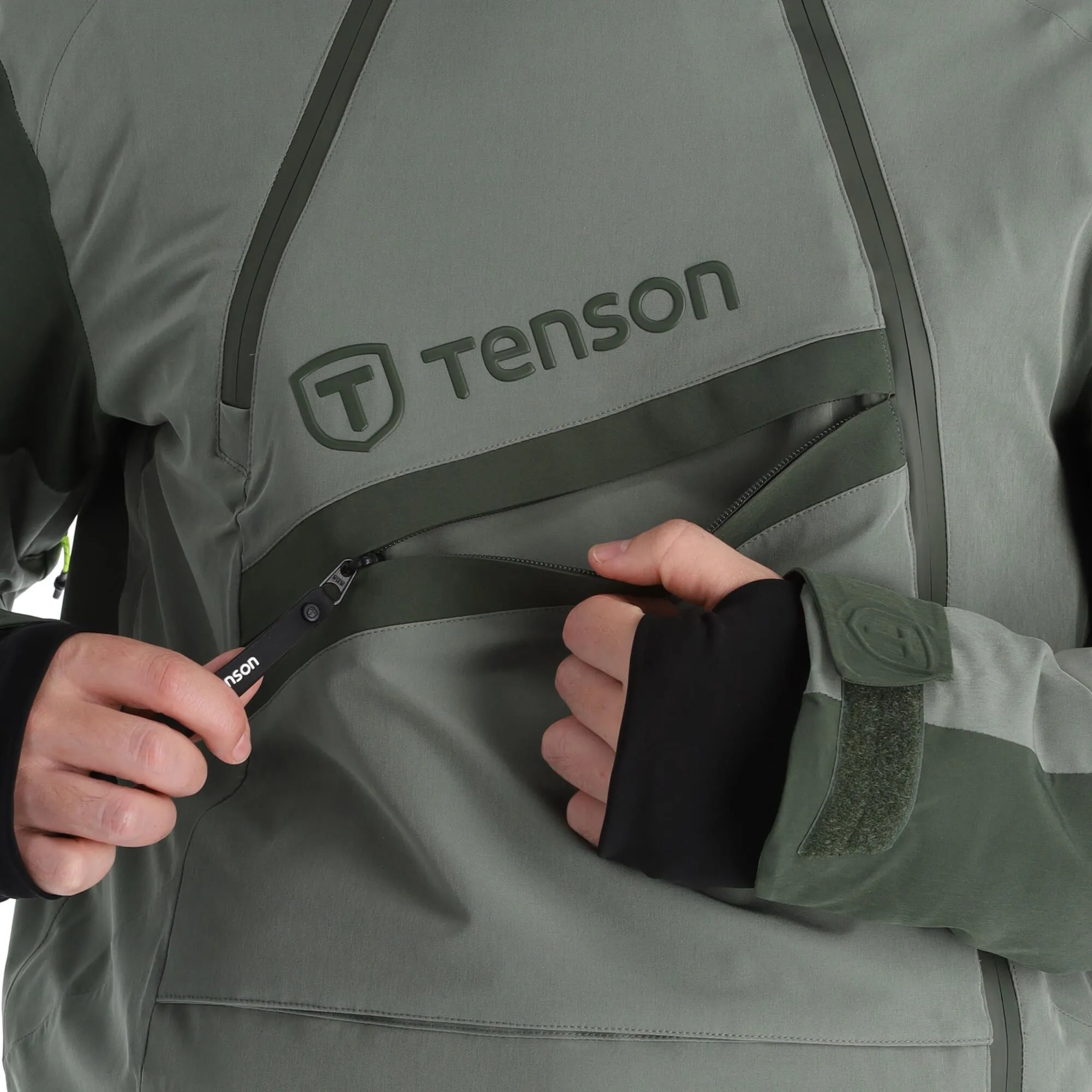 Tenson, Aerismo Jackorak Skijacke Herren Grey Grün 17 Tenson, Aerismo Jackorak Skijacke Herren Grey Grün – Bild 15