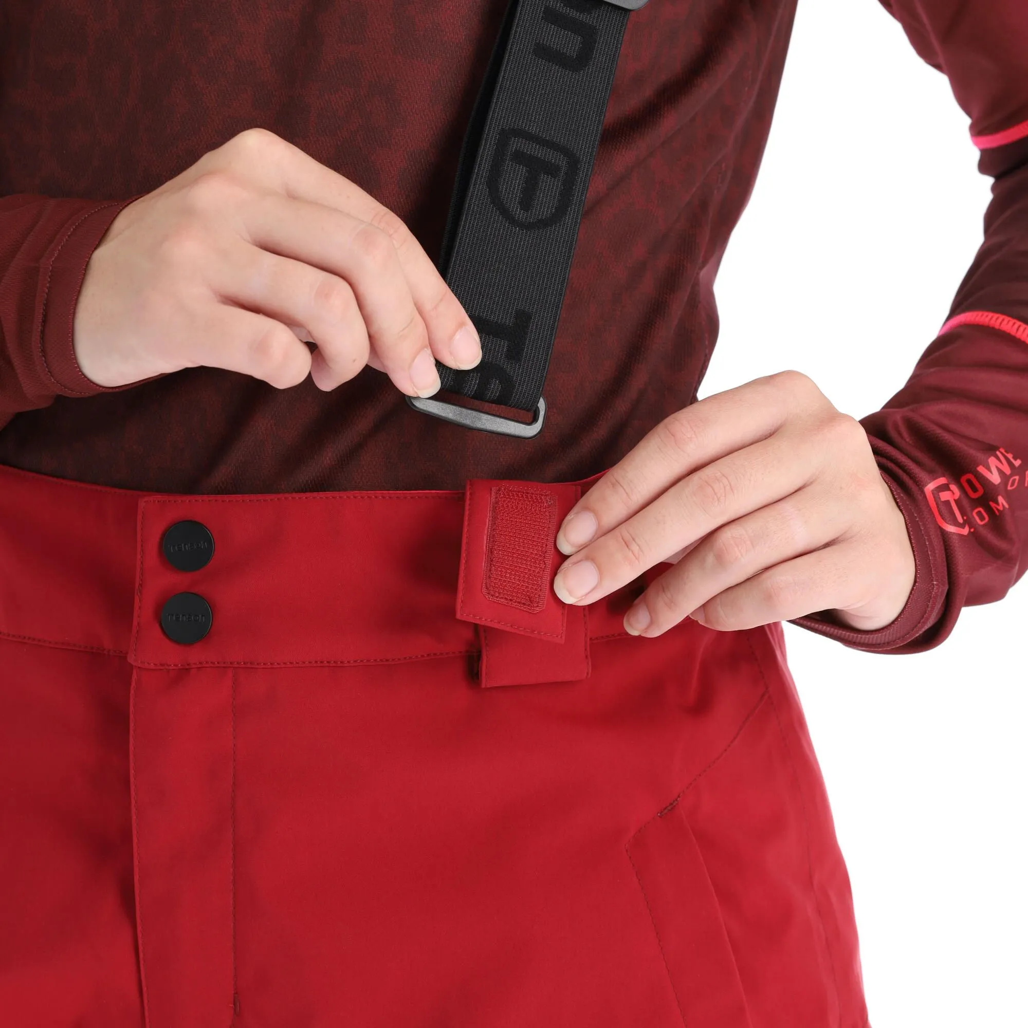 Tenson, Core Ski Pants Skihose Damen Deep Rot 8 Tenson, Core Ski Pants Skihose Damen Deep Rot – Bild 6