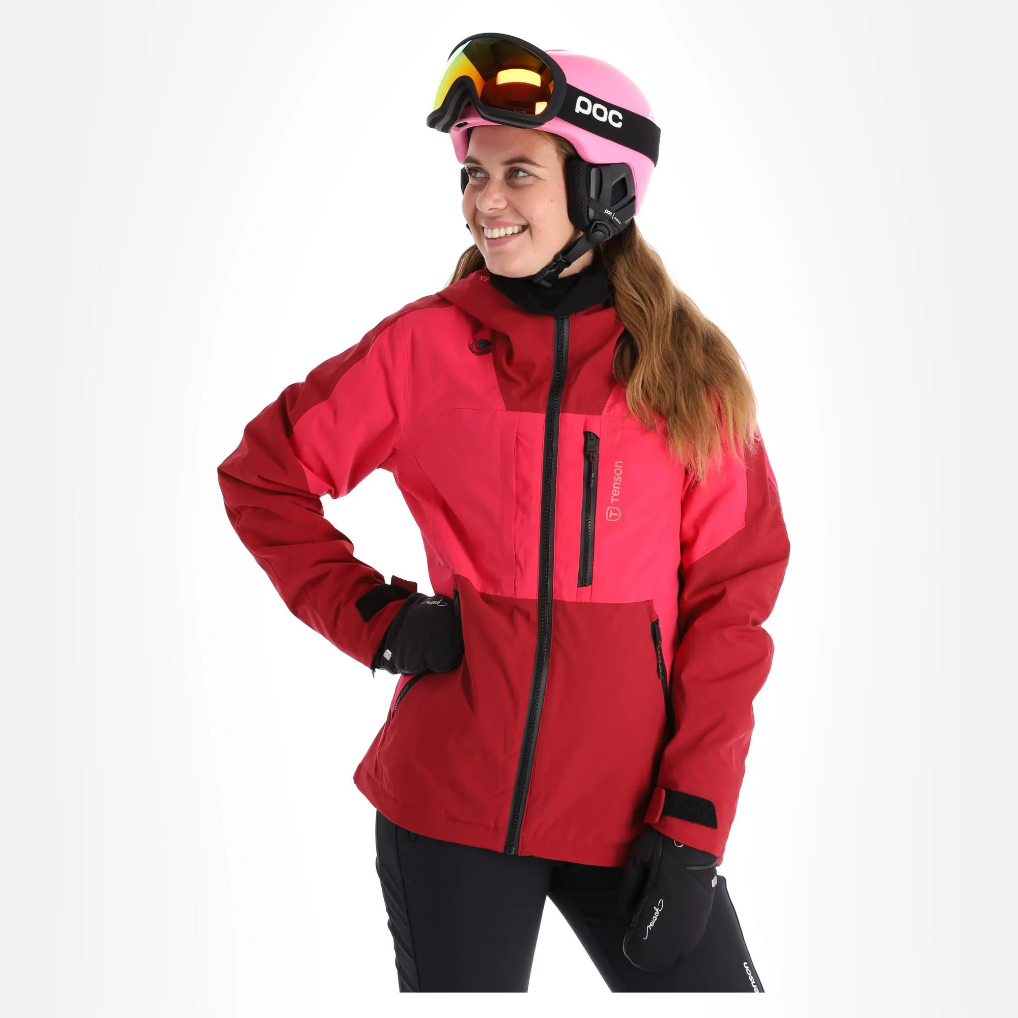 Tenson, Orbit Ski Jacket Skijacke Damen Cerise Rot 4 Tenson, Orbit Ski Jacket Skijacke Damen Cerise Rot – Bild 2