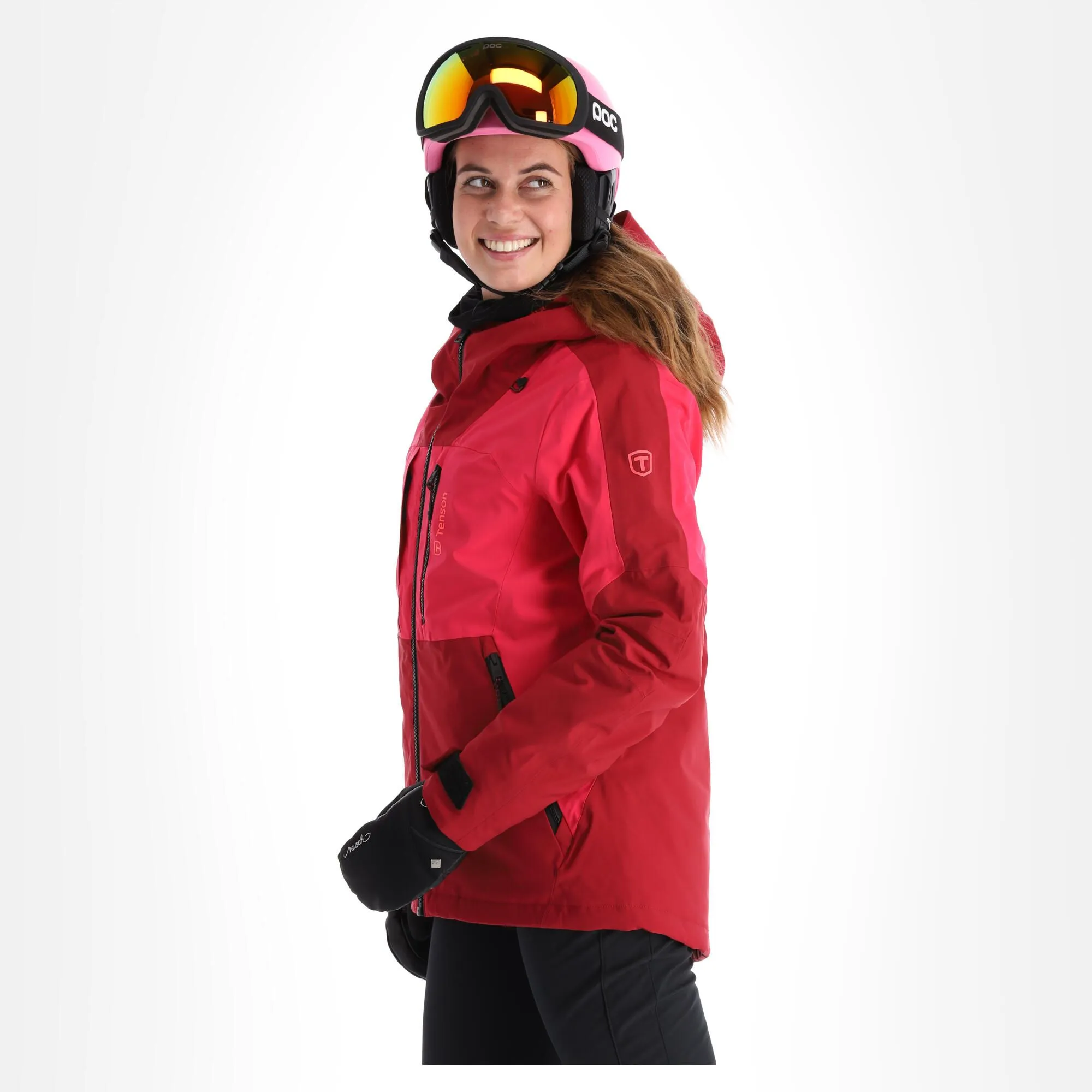 Tenson, Orbit Ski Jacket Skijacke Damen Cerise Rot 6 Tenson, Orbit Ski Jacket Skijacke Damen Cerise Rot – Bild 4