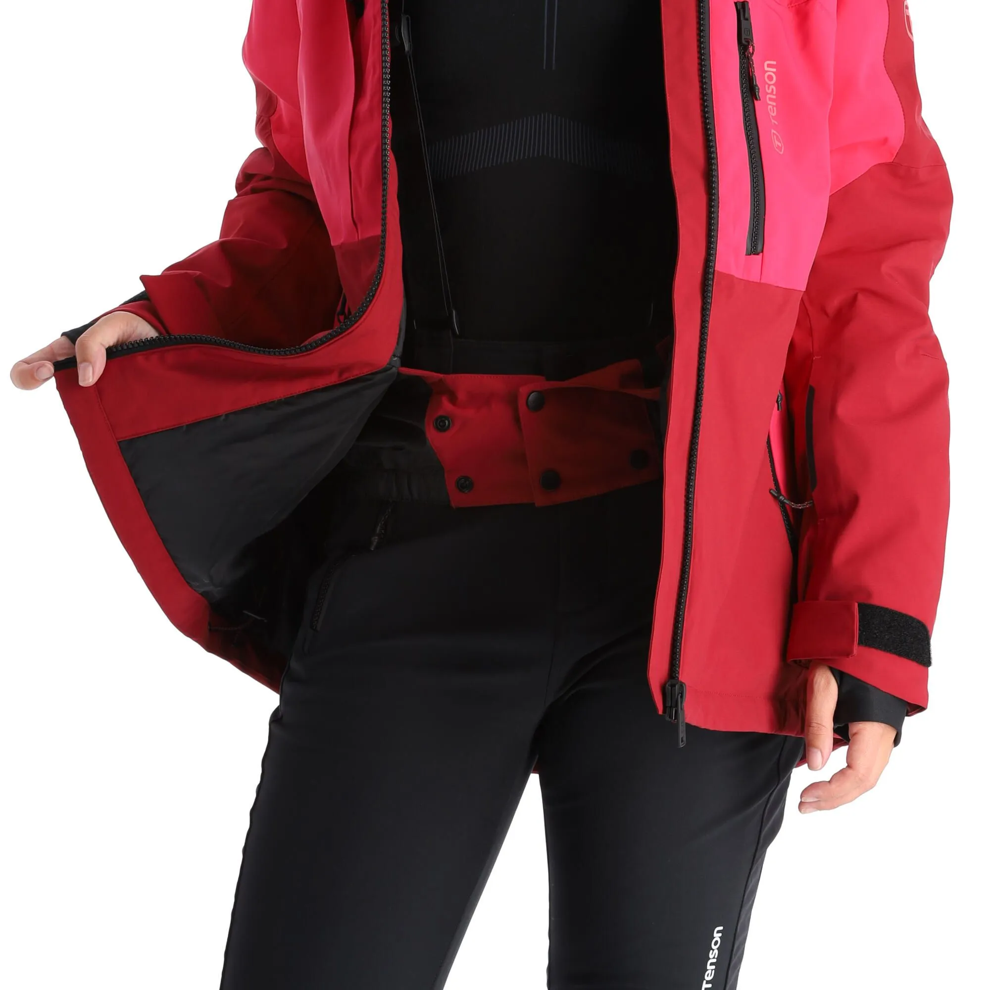 Tenson, Orbit Ski Jacket Skijacke Damen Cerise Rot 11 Tenson, Orbit Ski Jacket Skijacke Damen Cerise Rot – Bild 9