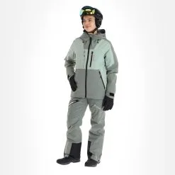 Tenson, Orbit Ski Jacket Skijacke Damen Grey Grün