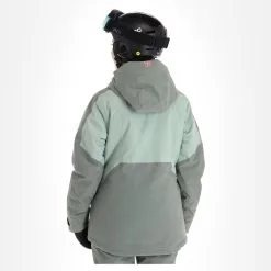Tenson, Orbit Ski Jacket Skijacke Damen Grey Grün -Icepeak Geschaft tenson orbit ski jacket aa jas gevoerd dames grey groen 22tenso104v2 BI 03