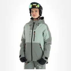 Tenson, Orbit Ski Jacket Skijacke Damen Grey Grün -Icepeak Geschaft tenson orbit ski jacket aa jas gevoerd dames grey groen 22tenso104v2 BI 04