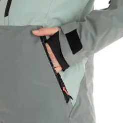 Tenson, Orbit Ski Jacket Skijacke Damen Grey Grün -Icepeak Geschaft tenson orbit ski jacket aa jas gevoerd dames grey groen 22tenso104v2 BI 08