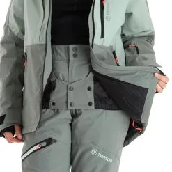 Tenson, Orbit Ski Jacket Skijacke Damen Grey Grün -Icepeak Geschaft tenson orbit ski jacket aa jas gevoerd dames grey groen 22tenso104v2 BI 09