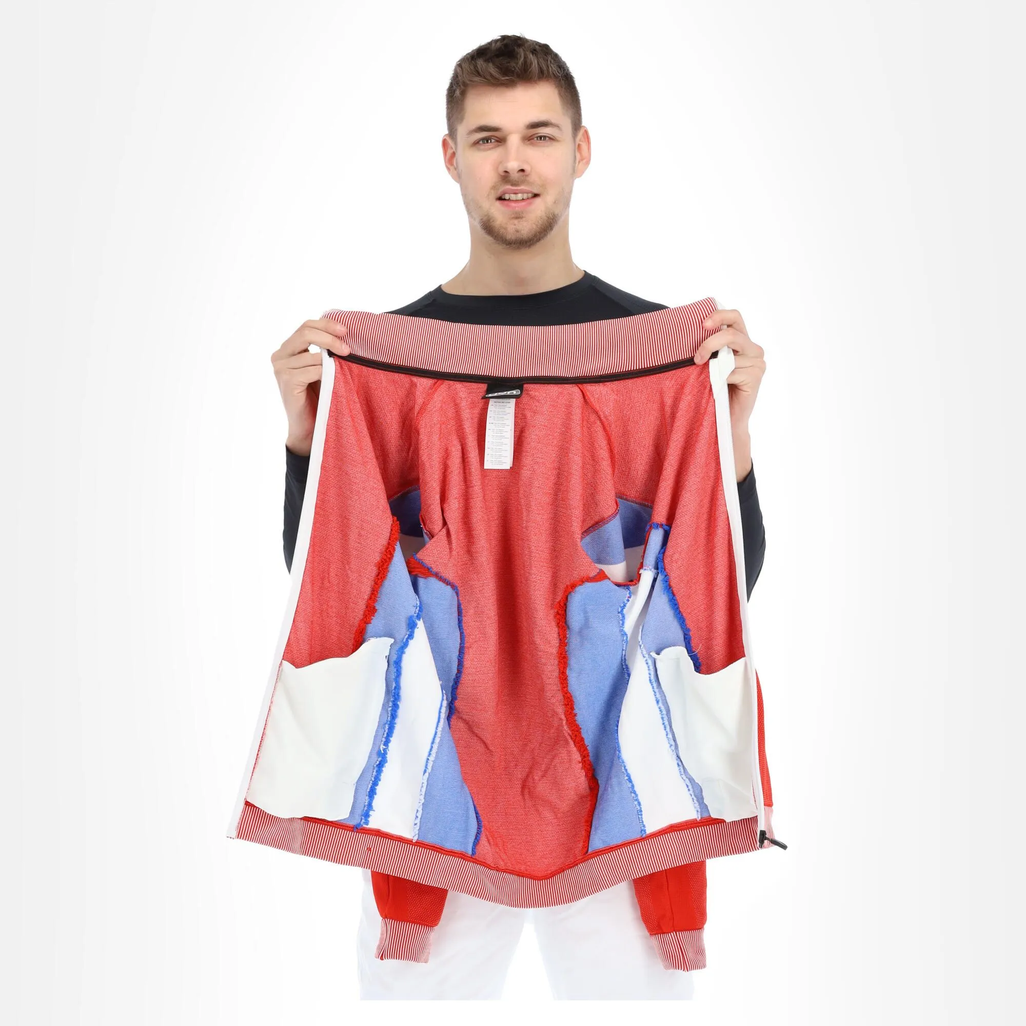 Unleash Your Nature, Natyon Norway Ow Knitted 2Nd Layer Full Zip Jacke Herren Rot 8 Unleash Your Nature, Natyon Norway Ow Knitted 2Nd Layer Full Zip Jacke Herren Rot – Bild 6