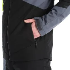 Ziener, Timpa Skijacke Herren Bitter Lemon Gelb, Schwarz -Icepeak Geschaft ziener timpa aa jas gevoerd heren bitter lemon geel zwart 22ziene105v2 BI 10