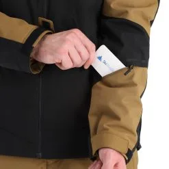 Ziener, Timpa Skijacke Herren Walnut Dob Braun -Icepeak Geschaft ziener timpa aa jas gevoerd heren walnut dob bruin 22ziene105v1 BI 07