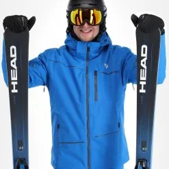 Ziener, Toroa Skijacke Herren Persian Blau -Icepeak Geschaft ziener toroa aa jas gevoerd heren persian blauw 22ziene108v3 BI 05
