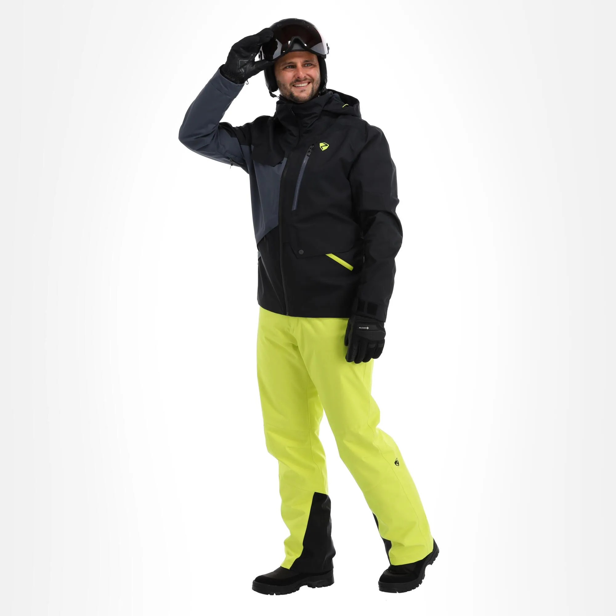 Ziener, Tungua Skijacke Herren Ombre Grau, Schwarz 3 Ziener, Tungua Skijacke Herren Ombre Grau, Schwarz