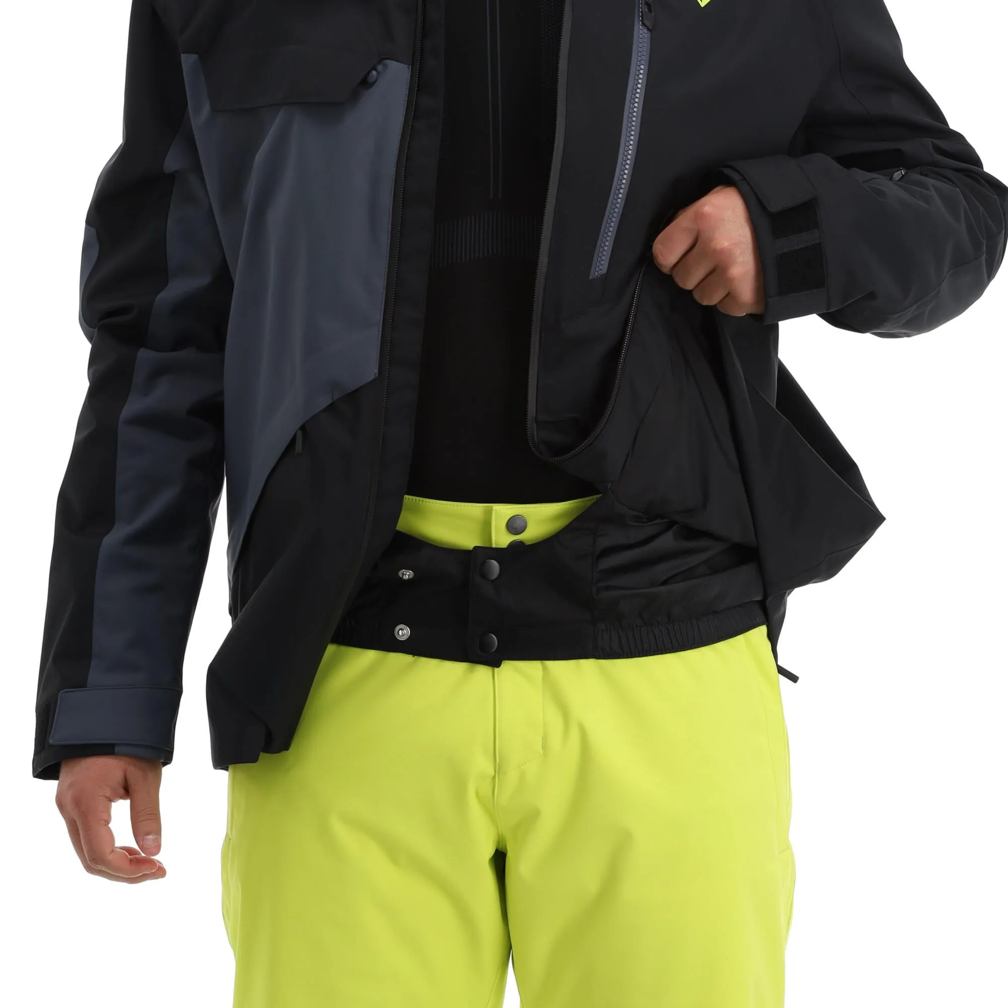 Ziener, Tungua Skijacke Herren Ombre Grau, Schwarz 11 Ziener, Tungua Skijacke Herren Ombre Grau, Schwarz – Bild 9