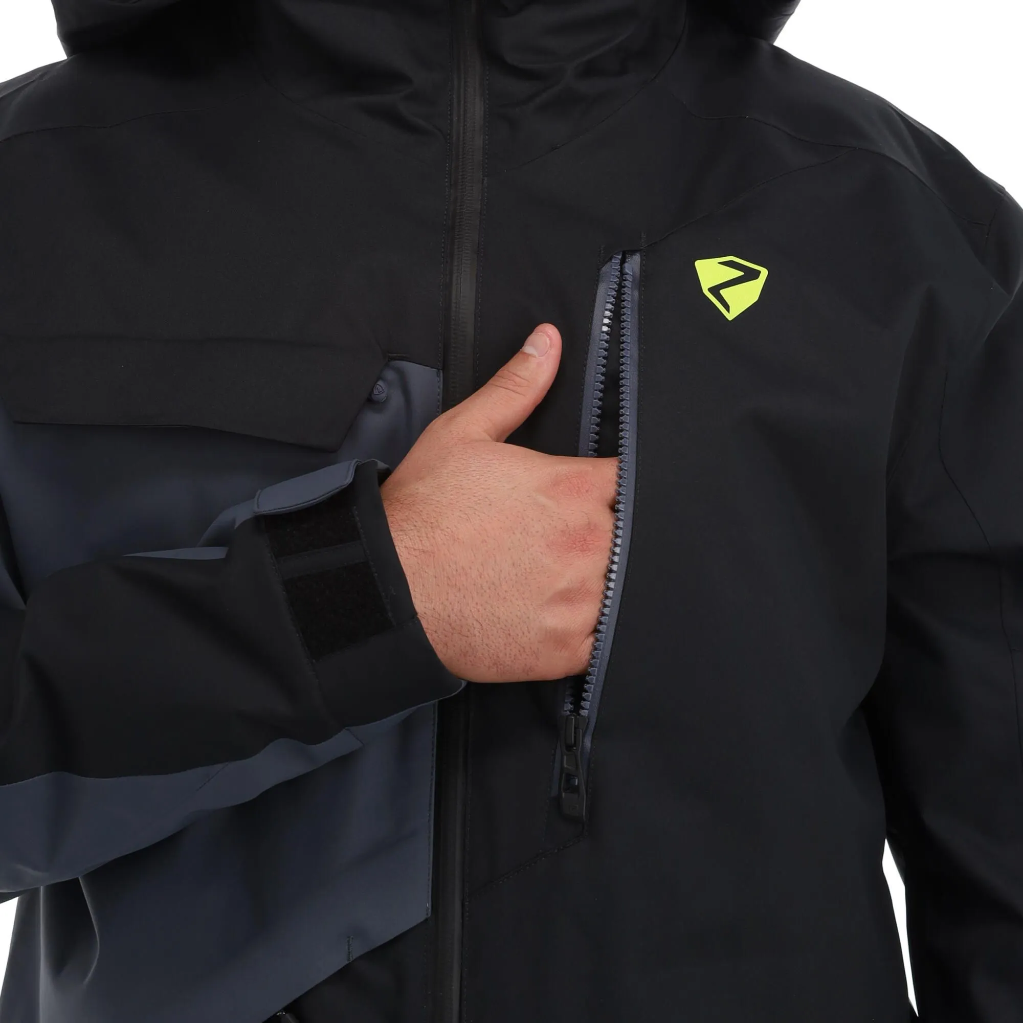 Ziener, Tungua Skijacke Herren Ombre Grau, Schwarz 13 Ziener, Tungua Skijacke Herren Ombre Grau, Schwarz – Bild 11